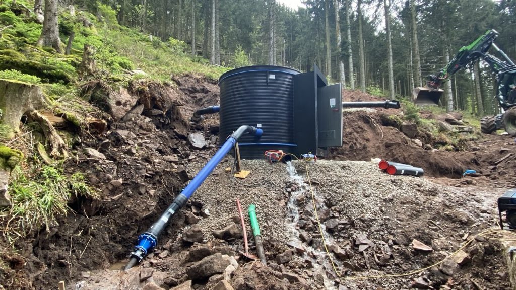 neuer Wassersammler